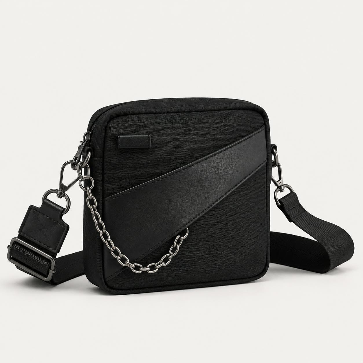 Bolso crossbody negro CRUDA
